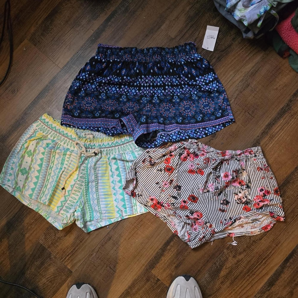 Three pairs of shorts